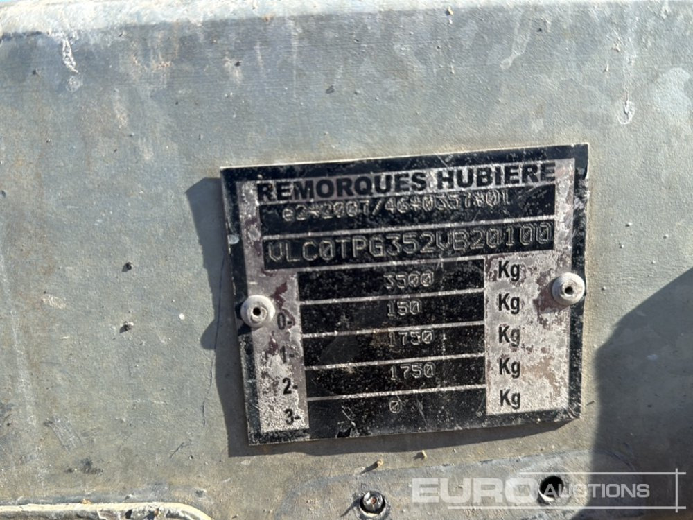 Remorque porte engin 2019 Hubiere TPG350235  Twin Axle Trailer: photos 14