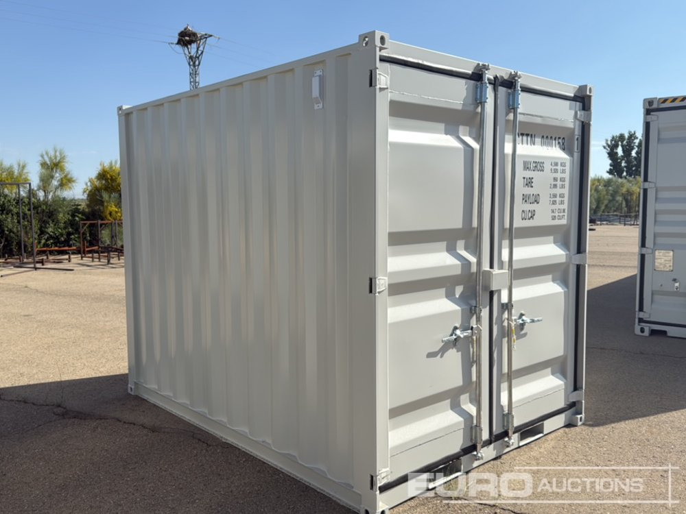 2025 10.2' Mini Container, Single Walk Door, Lock Box, Window, Fork Pockets / Contenedor - Conteneur maritime: photos 4 2025 10.2' Mini Container, Single Walk Door, Lock Box, Window, Fork Pockets / Contenedor - Conteneur maritime: photos 4