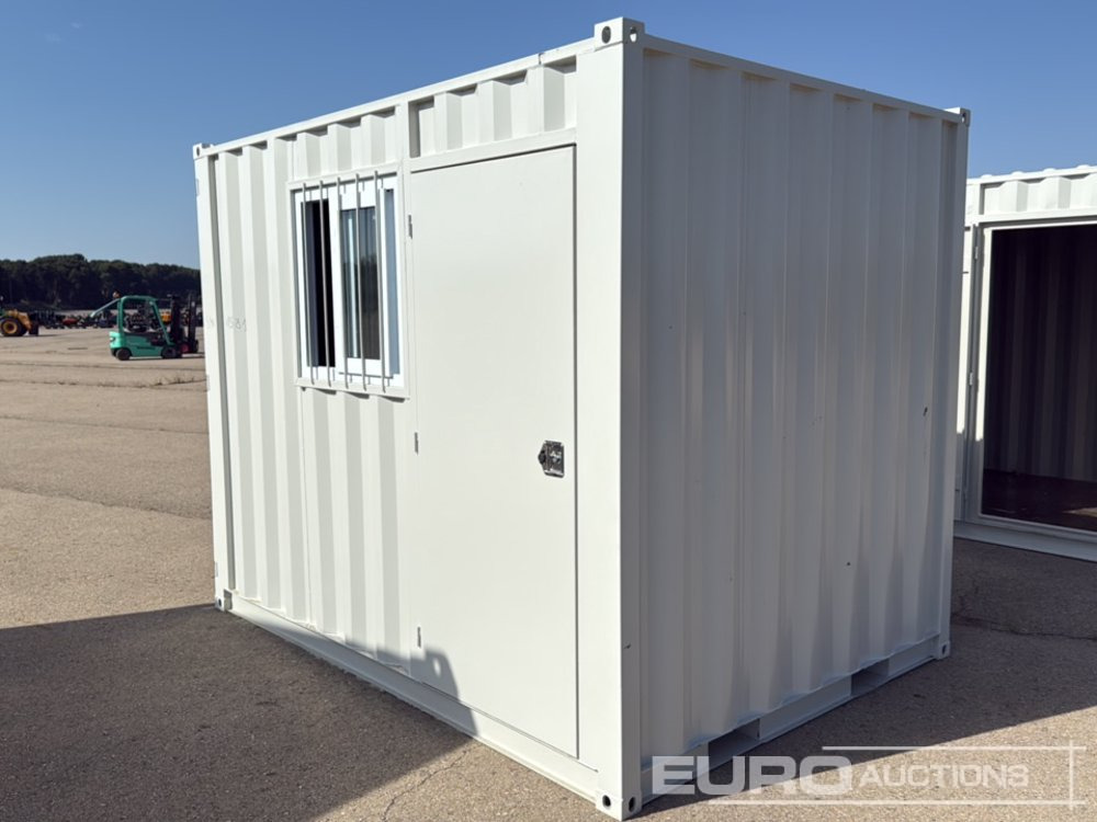 2025 10.2' Mini Container, Single Walk Door, Lock Box, Window, Fork Pockets / Contenedor - Conteneur maritime: photos 2 2025 10.2' Mini Container, Single Walk Door, Lock Box, Window, Fork Pockets / Contenedor - Conteneur maritime: photos 2