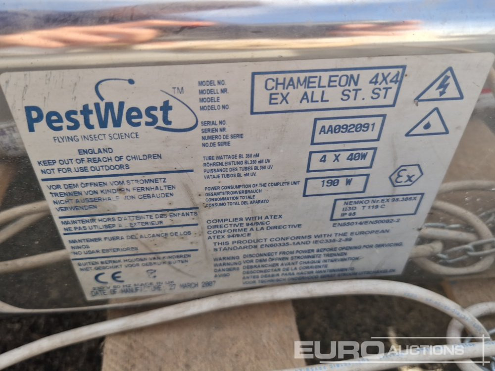 Matériel de chantier Pestwest Insect Control Units: photos 7