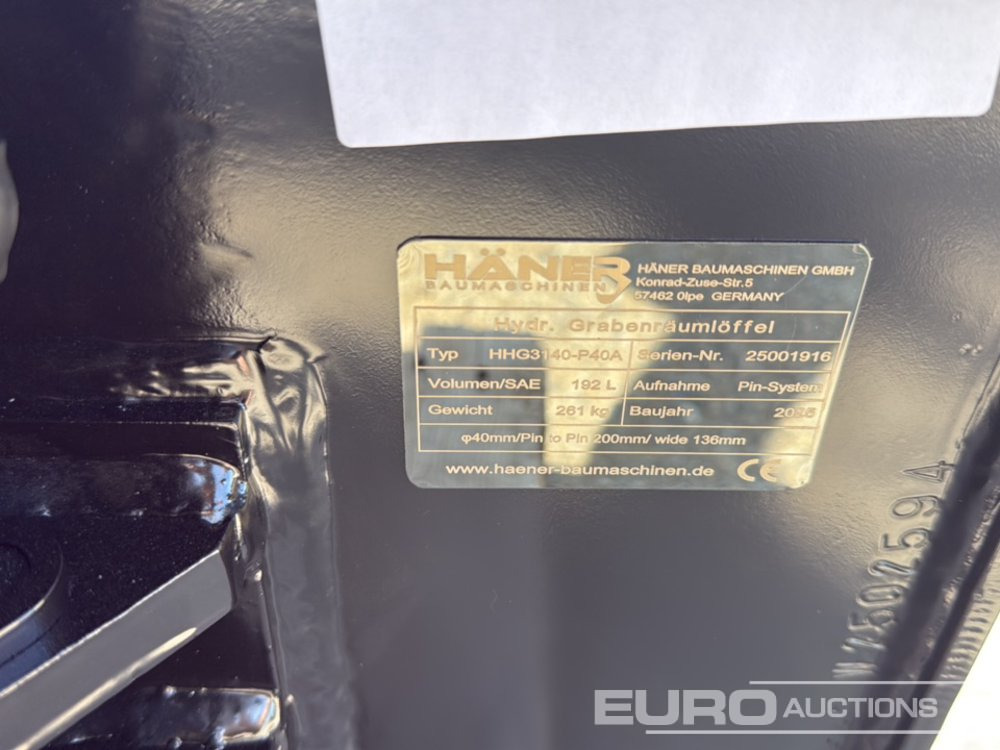 Godet neuf Unused 2025 Häner HHG3140-P40A: photos 8