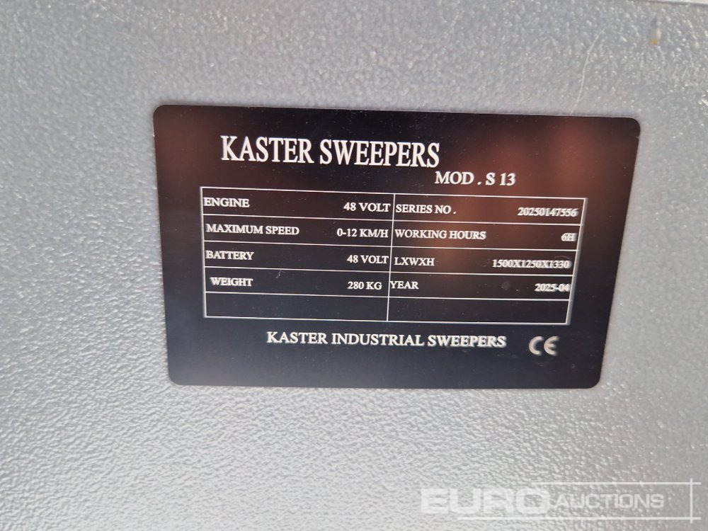 Balayeuse de voirie Unused 2025 Kaster S.13: photos 19 Balayeuse de voirie Unused 2025 Kaster S.13: photos 19