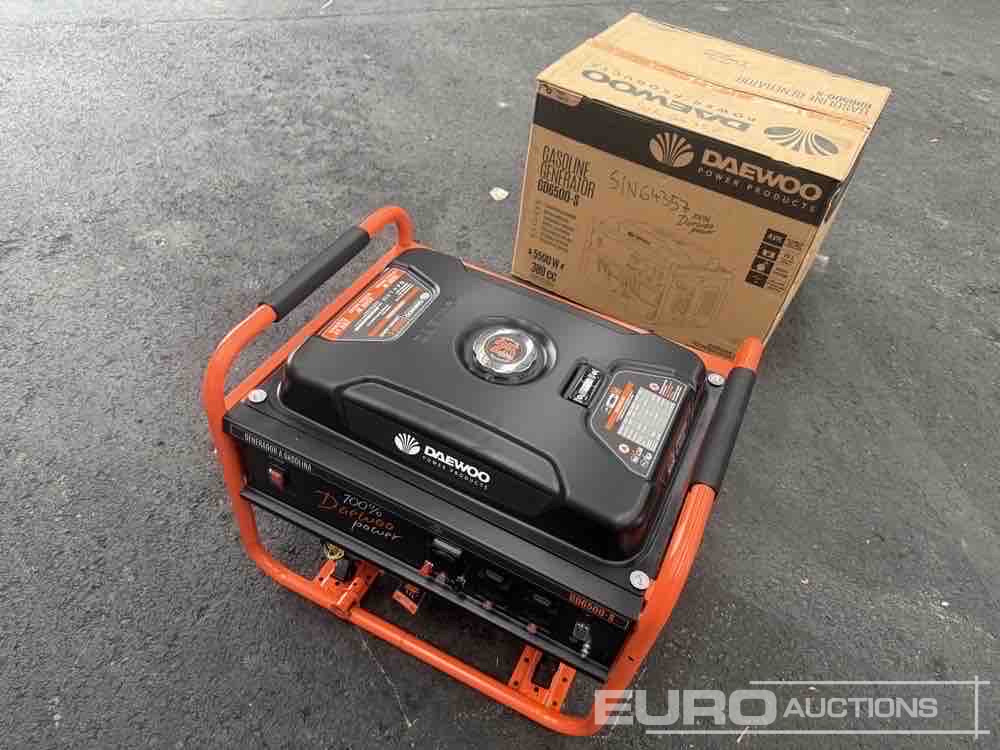 Unused Daewoo GD6500E-S - Groupe électrogène: photos 1 Unused Daewoo GD6500E-S - Groupe électrogène: photos 1