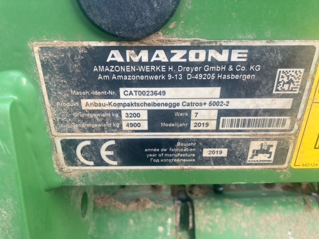 Amazone Catros  5002-2 - Cover crop: photos 2 Amazone Catros  5002-2 - Cover crop: photos 2