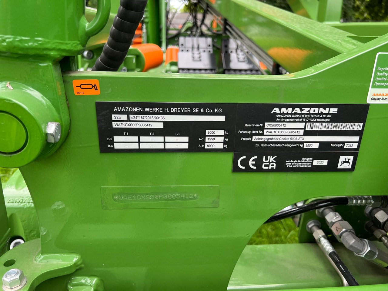 Amazone Grubber Cenius 5003-2TX - Bineuse: photos 2 Amazone Grubber Cenius 5003-2TX - Bineuse: photos 2