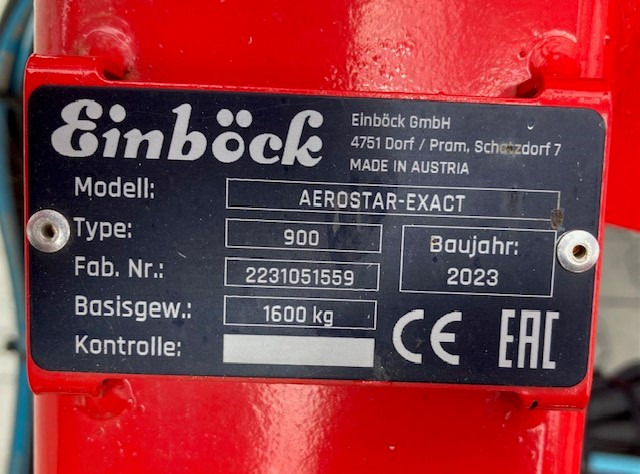 Einböck AEROSTAR-EXACT 900 - Herse: photos 2 Einböck AEROSTAR-EXACT 900 - Herse: photos 2