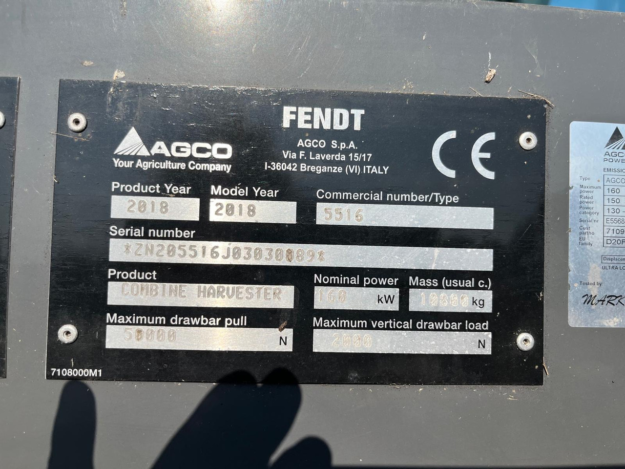 Crédit-bail de Fendt Mähdrescher 5225 E Fendt Mähdrescher 5225 E: photos 10