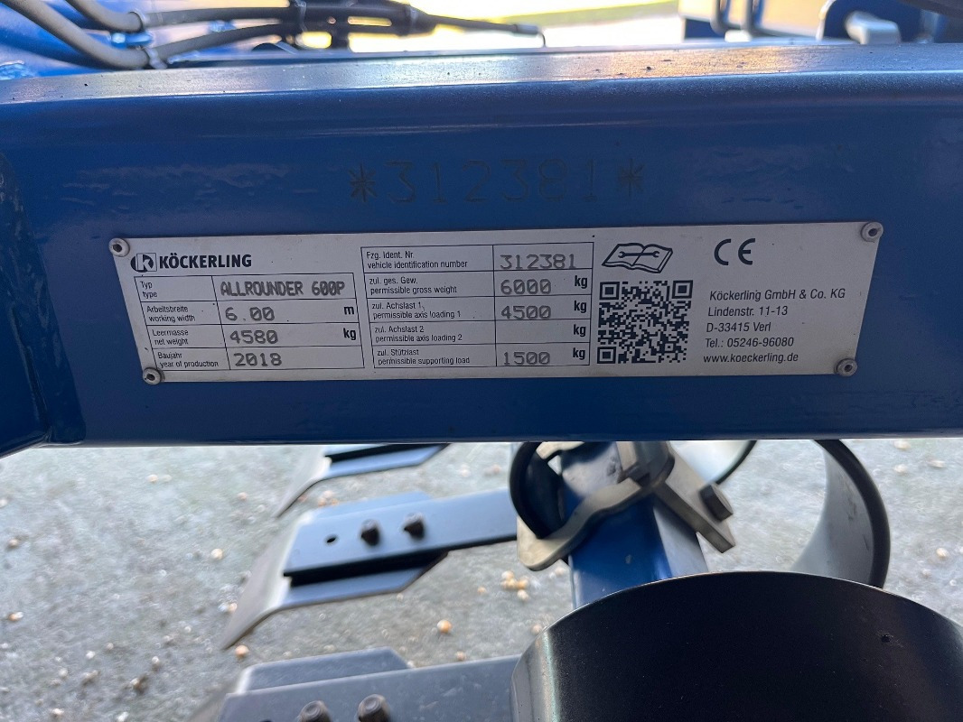Köckerling Allrounder 600 Profi - Bineuse: photos 3 Köckerling Allrounder 600 Profi - Bineuse: photos 3