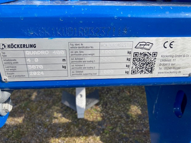 Köckerling Quadro 400 - Bineuse: photos 2 Köckerling Quadro 400 - Bineuse: photos 2