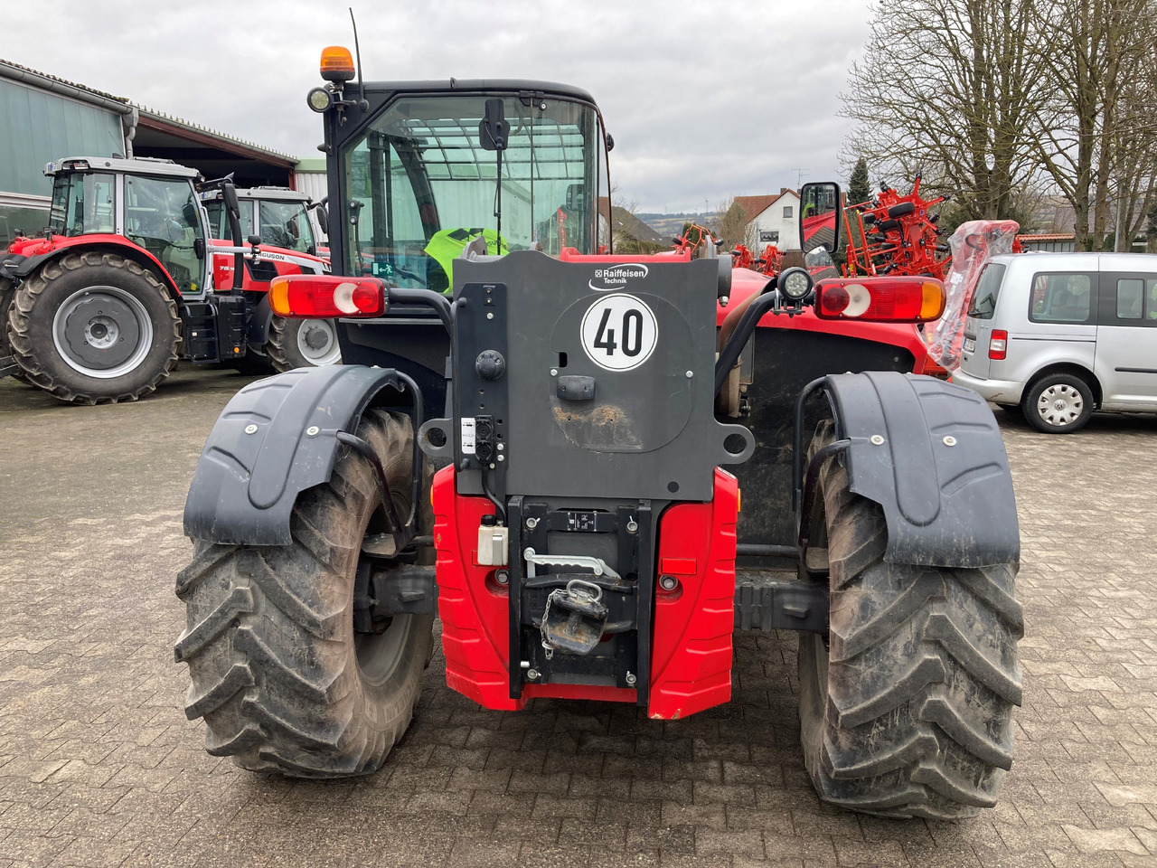Chariot télescopique Massey Ferguson Telekoplader TH 7038: photos 6