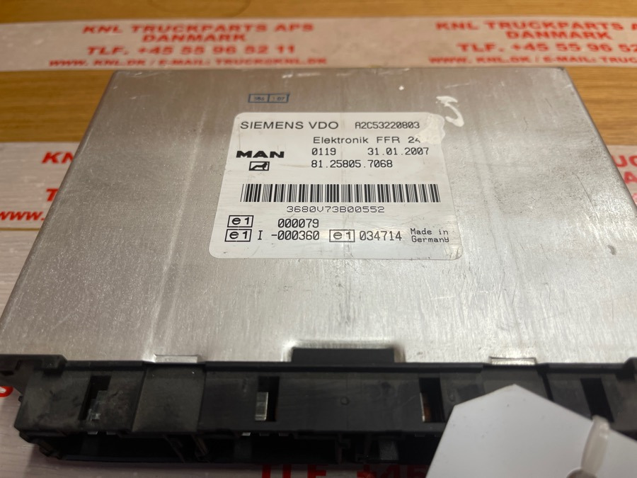 MAN ECU 81.25805-7068 - Système électrique pour Camion: photos 1 MAN ECU 81.25805-7068 - Système électrique pour Camion: photos 1