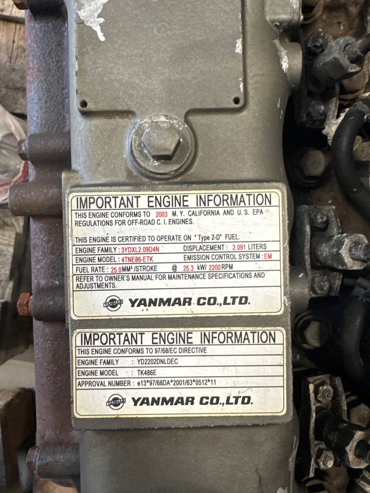 YANMAR TK486E - Moteur pour Camion: photos 4 YANMAR TK486E - Moteur pour Camion: photos 4