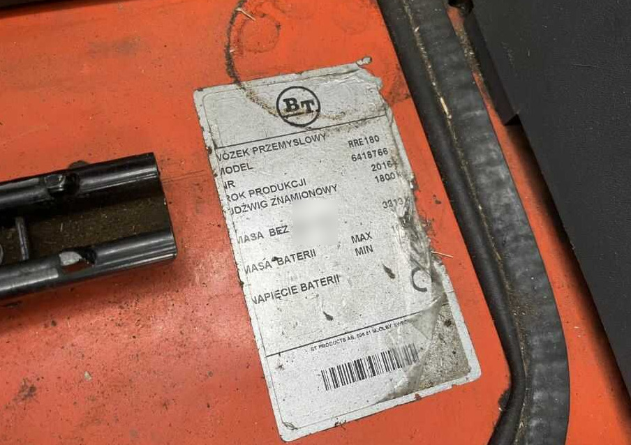 BT RRE180 - Chariot à mât rétractable: photos 4 BT RRE180 - Chariot à mât rétractable: photos 4