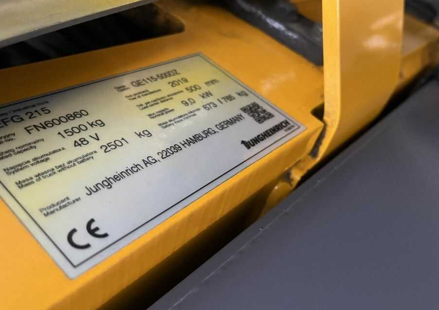 Jungheinrich EFG215 - Chariot élévateur électrique: photos 4 Jungheinrich EFG215 - Chariot élévateur électrique: photos 4