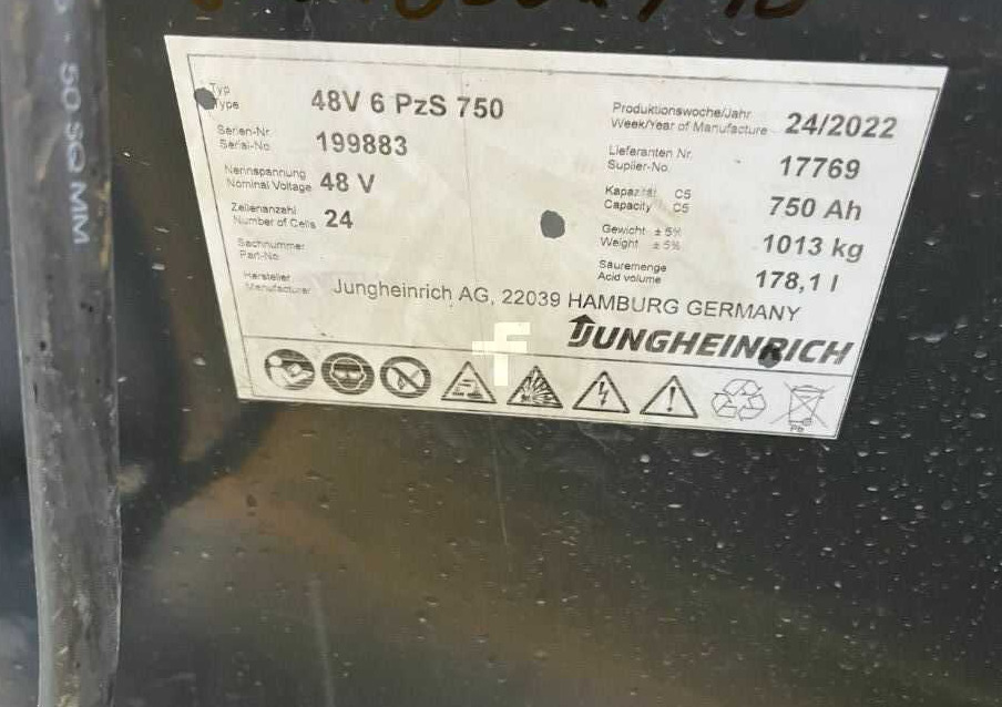 Jungheinrich EFG220 - Chariot élévateur électrique: photos 5 Jungheinrich EFG220 - Chariot élévateur électrique: photos 5