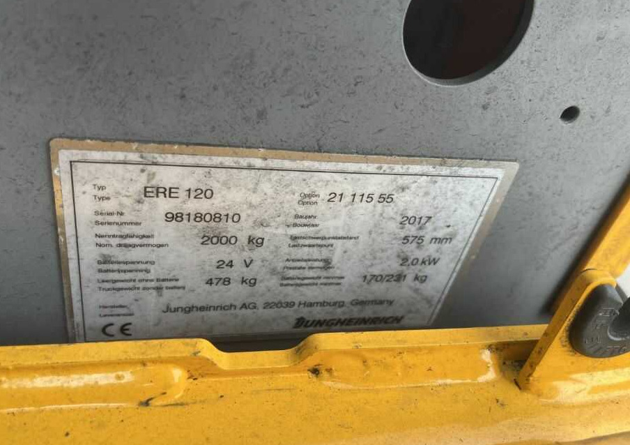Jungheinrich ERE120 - Transpalette: photos 4 Jungheinrich ERE120 - Transpalette: photos 4