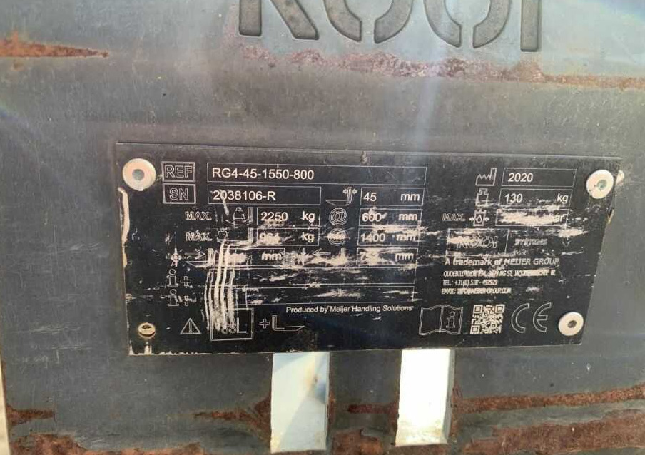 Kooi RG4-45-1550 - Flèche pour Matériel de manutention: photos 3 Kooi RG4-45-1550 - Flèche pour Matériel de manutention: photos 3