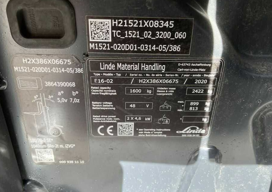 Linde E16-02 - Chariot élévateur électrique: photos 4 Linde E16-02 - Chariot élévateur électrique: photos 4