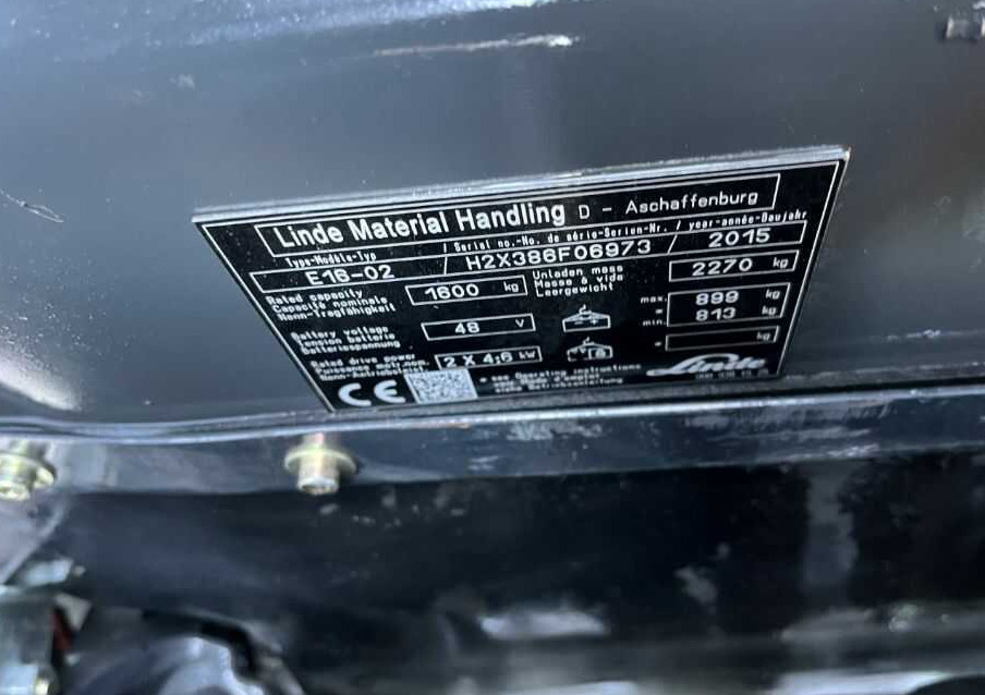 Linde E16-02 - Chariot élévateur électrique: photos 4 Linde E16-02 - Chariot élévateur électrique: photos 4