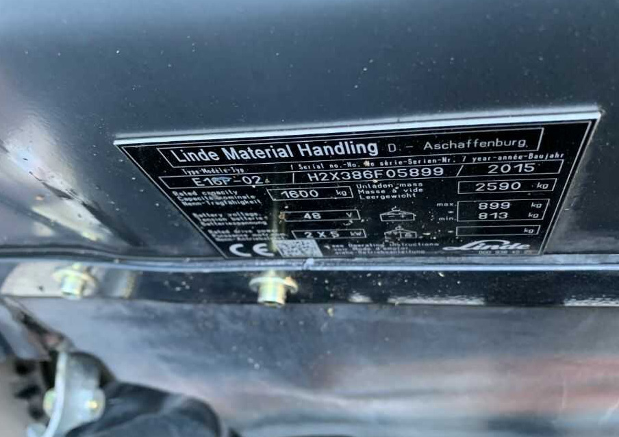 Linde E16P-02 - Chariot élévateur électrique: photos 4 Linde E16P-02 - Chariot élévateur électrique: photos 4