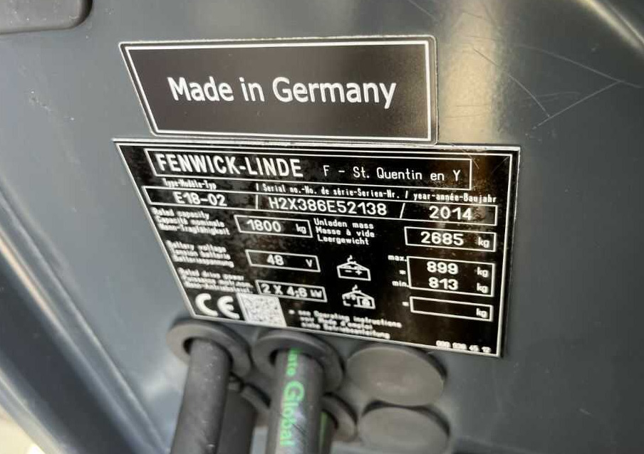 Linde E18-02 - Chariot élévateur électrique: photos 4 Linde E18-02 - Chariot élévateur électrique: photos 4