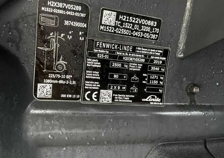 Linde E25-01 - Chariot élévateur électrique: photos 4 Linde E25-01 - Chariot élévateur électrique: photos 4