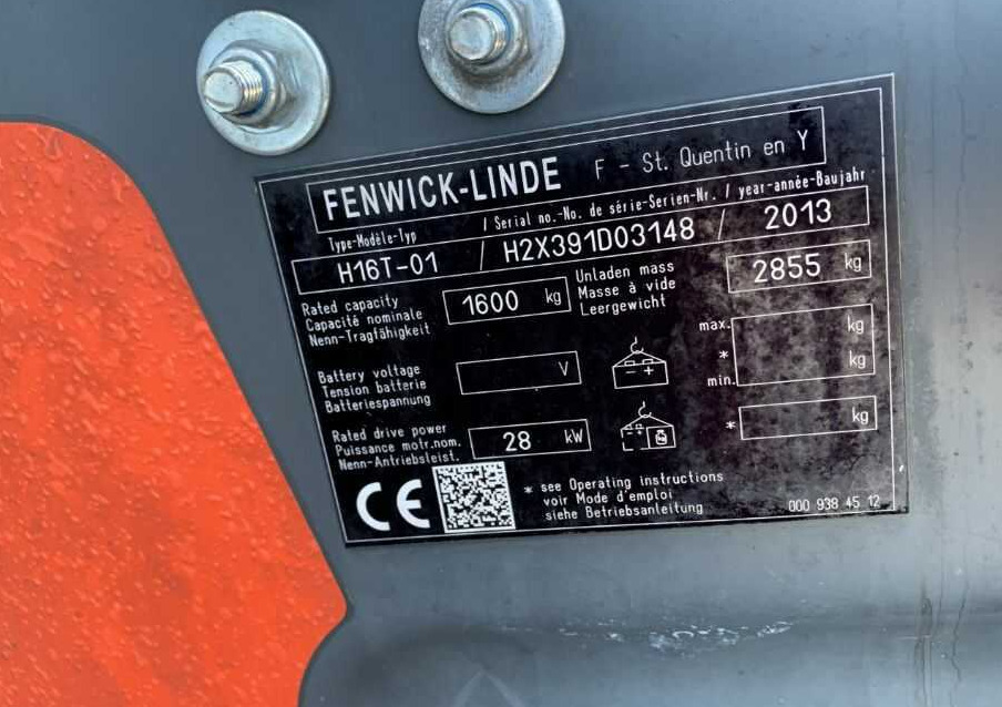 Linde H16T-01 - Chariot élévateur à gaz: photos 4 Linde H16T-01 - Chariot élévateur à gaz: photos 4