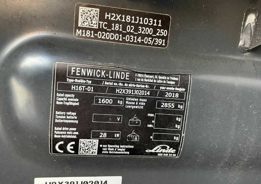Linde H16T-01 - Chariot élévateur à gaz: photos 4 Linde H16T-01 - Chariot élévateur à gaz: photos 4
