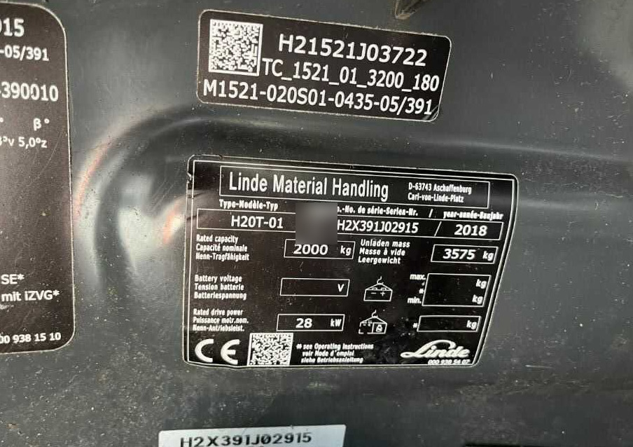 Linde H20T-01 - Chariot élévateur à gaz: photos 4 Linde H20T-01 - Chariot élévateur à gaz: photos 4