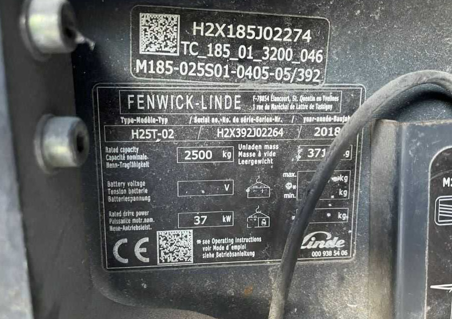 Linde H25T-02 - Chariot élévateur à gaz: photos 4 Linde H25T-02 - Chariot élévateur à gaz: photos 4