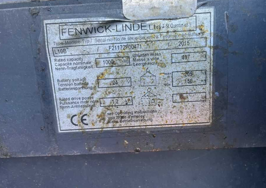 Linde L10 - Gerbeur: photos 4 Linde L10 - Gerbeur: photos 4