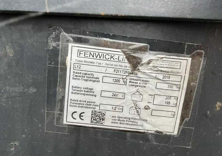 Linde L12 - Gerbeur: photos 4 Linde L12 - Gerbeur: photos 4