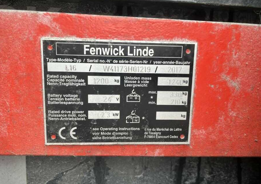 Linde L16i - Gerbeur: photos 4 Linde L16i - Gerbeur: photos 4