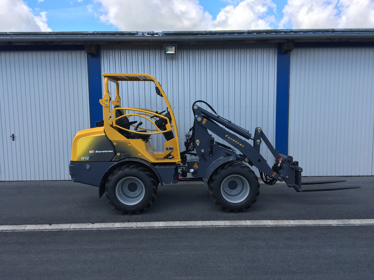 Pelle neuf EUROTRAC W12F Schutzdach: photos 11
