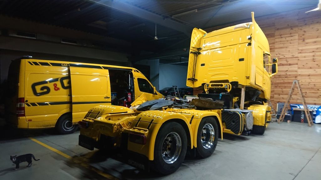 Tracteur routier Scania R680 G&G Show Truck: photos 11