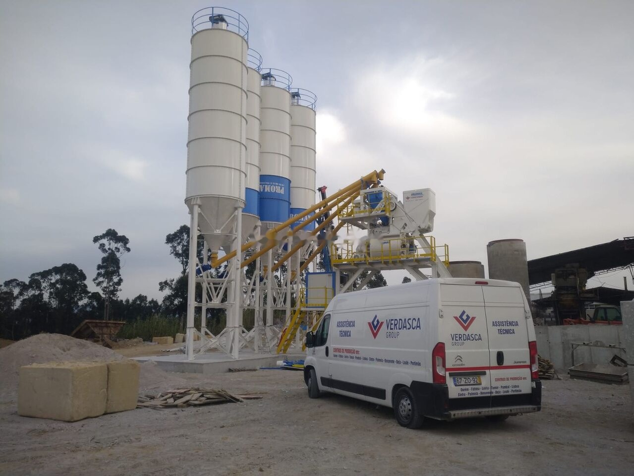 Promax Compact Skip Concrete Batching Plant CS100-TWN-LINE (100m3/h) - Silo à ciment: photos 2 Promax Compact Skip Concrete Batching Plant CS100-TWN-LINE (100m3/h) - Silo à ciment: photos 2
