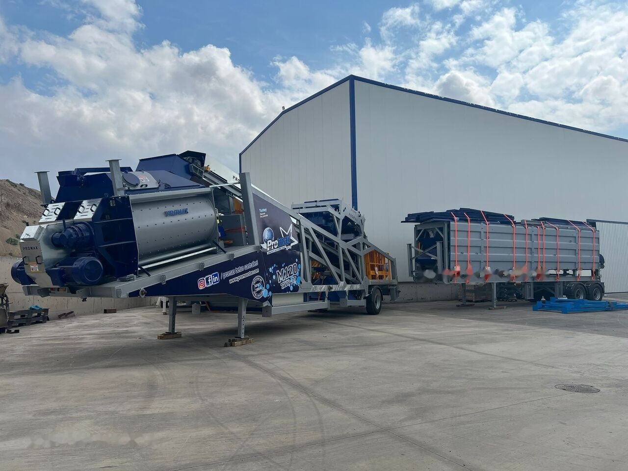 Promax Mobile Concrete Batching Plant PROMAX M120-TWN DT (120m³/h) - Centrale à béton: photos 1 Promax Mobile Concrete Batching Plant PROMAX M120-TWN DT (120m³/h) - Centrale à béton: photos 1