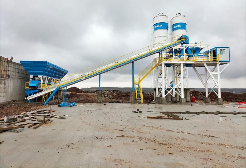 Promax Stationary Concrete Batching Plant with Double Planetary Mixer - Centrale à béton: photos 1 Promax Stationary Concrete Batching Plant with Double Planetary Mixer - Centrale à béton: photos 1