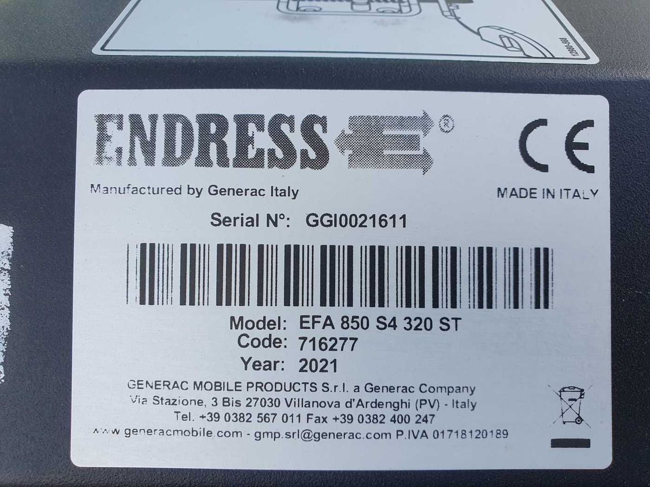 Mat d'éclairage Endress EFA 850 S4 320 ST Lichtmast / nur 657 h: photos 13