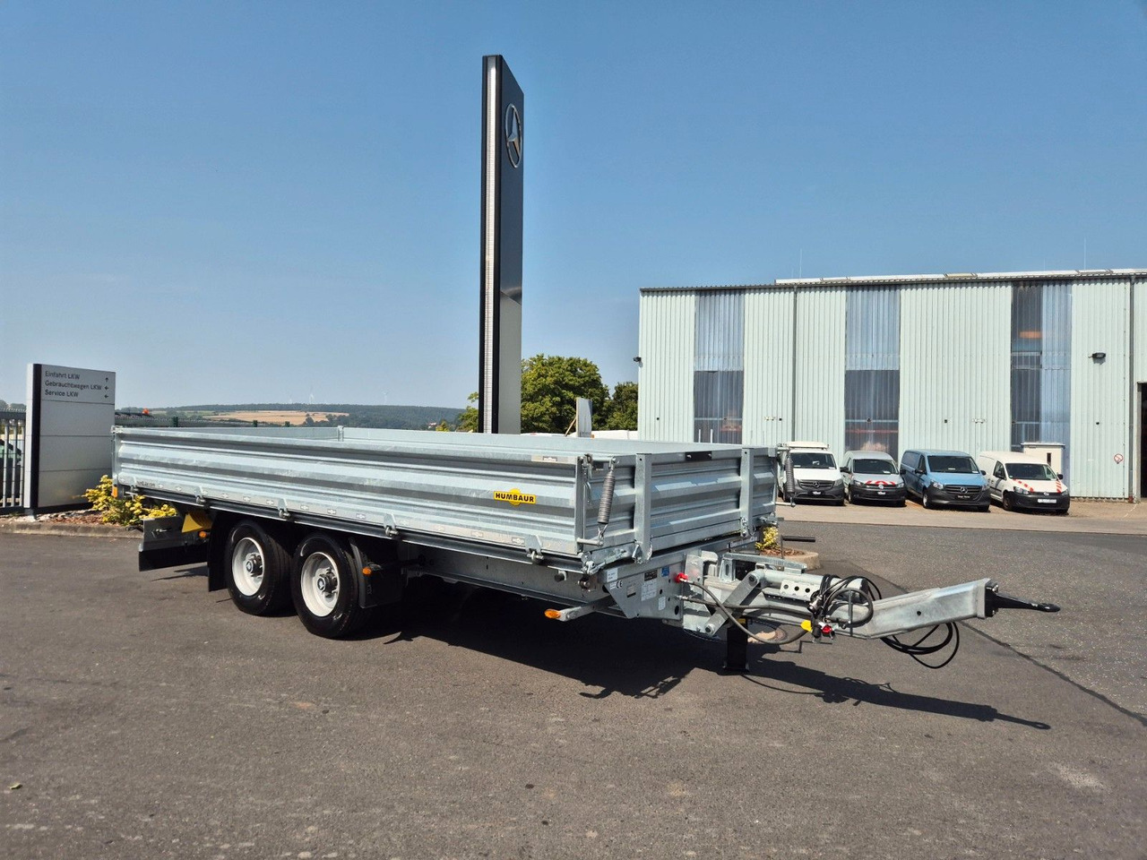 Humbaur HTK 115524 Dreiseitenkipper vollverzinkt - Remorque benne: photos 5 Humbaur HTK 115524 Dreiseitenkipper vollverzinkt - Remorque benne: photos 5