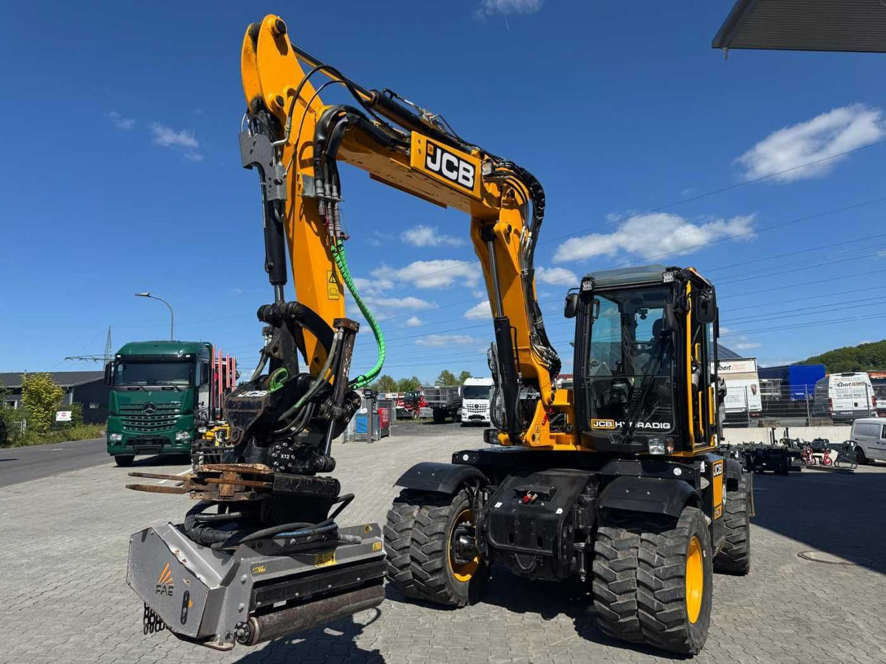 JCB Hydradig HD 110WT / 2021 / 516h! / Tiltrotator - Pelle sur pneus: photos 5 JCB Hydradig HD 110WT / 2021 / 516h! / Tiltrotator - Pelle sur pneus: photos 5