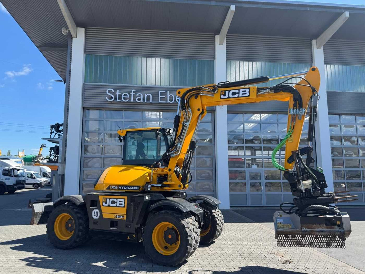 JCB Hydradig HD 110WT / 2021 / 516h! / Tiltrotator - Pelle sur pneus: photos 3 JCB Hydradig HD 110WT / 2021 / 516h! / Tiltrotator - Pelle sur pneus: photos 3