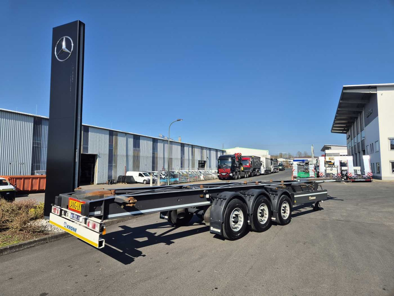 Krone SD BDF BPW-Achsen Liftachse mitte Container - Semi-remorque porte-conteneur/ Caisse mobile: photos 1 Krone SD BDF BPW-Achsen Liftachse mitte Container - Semi-remorque porte-conteneur/ Caisse mobile: photos 1