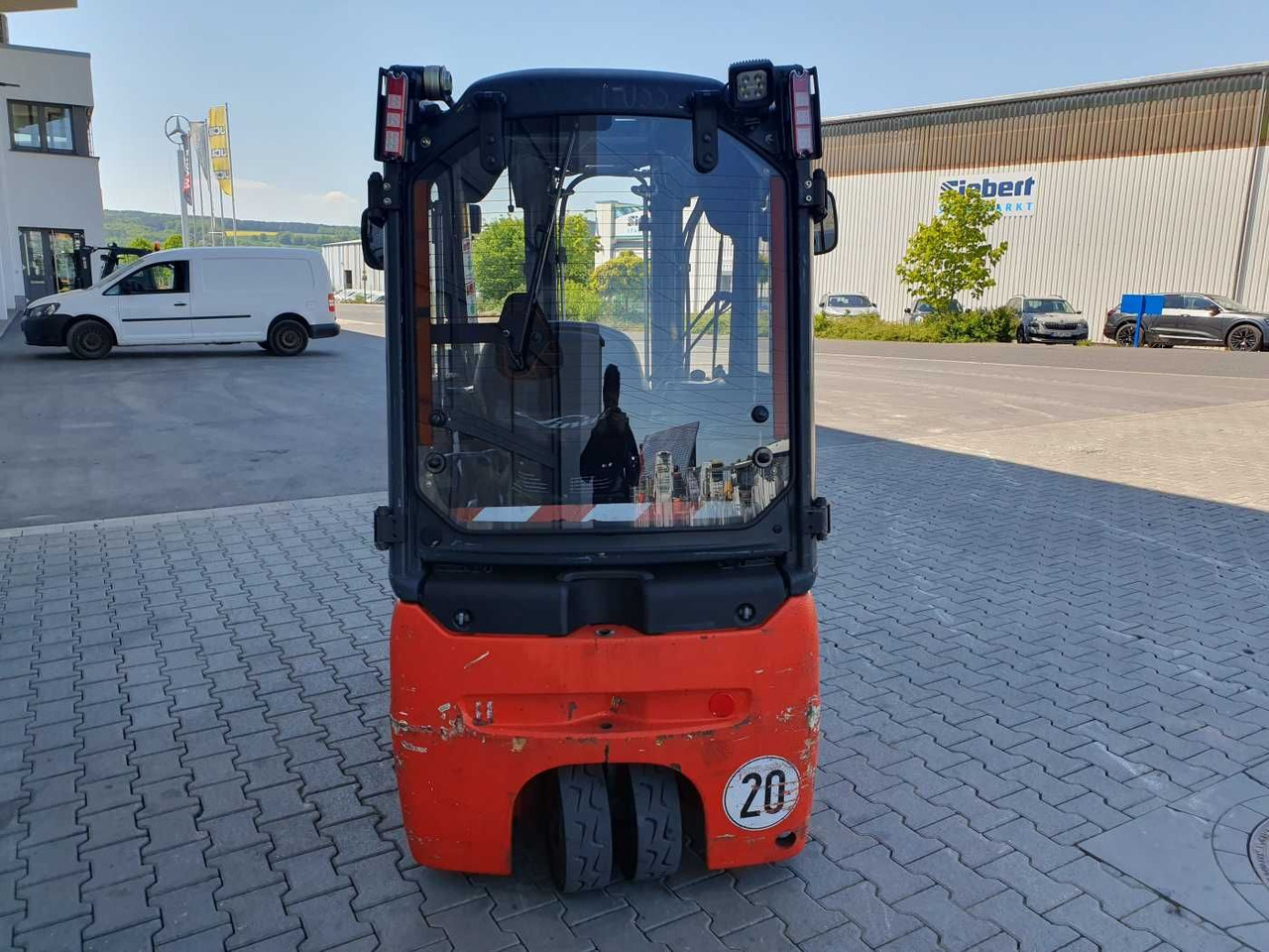 Linde E14 - 01 / Triplex: 4.10m! / SS / nur 2.899h! - Chariot élévateur électrique: photos 5 Linde E14 - 01 / Triplex: 4.10m! / SS / nur 2.899h! - Chariot élévateur électrique: photos 5