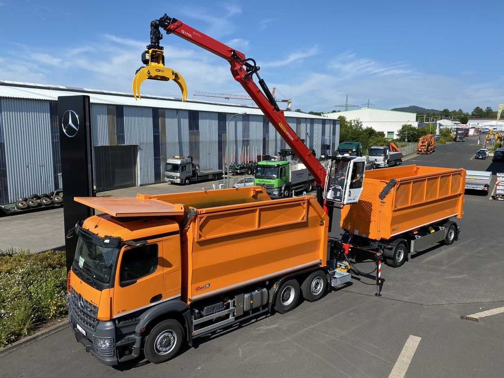 Mercedes-Benz Arocs 2751L HAD + Q170L (11,5m!) -EBERT-Fäll-LKW - Camion grumier, Camion grue: photos 3 Mercedes-Benz Arocs 2751L HAD + Q170L (11,5m!) -EBERT-Fäll-LKW - Camion grumier, Camion grue: photos 3