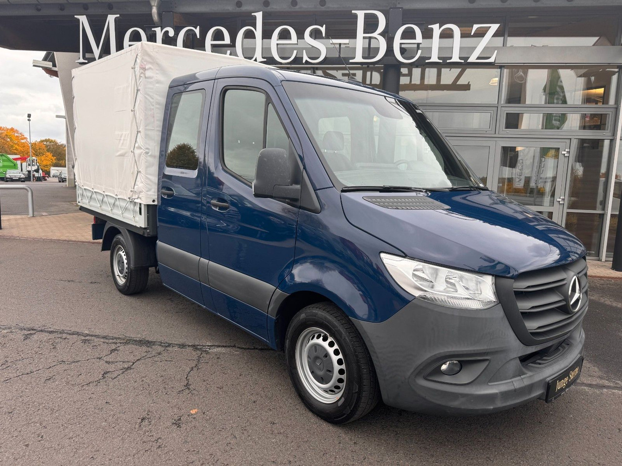 Mercedes-Benz Sprinter 215 CDI DoKa 9G Klima AHK SHZ - Utilitaire rideaux coulissants (PLSC), Utilitaire double cabine: photos 1 Mercedes-Benz Sprinter 215 CDI DoKa 9G Klima AHK SHZ - Utilitaire rideaux coulissants (PLSC), Utilitaire double cabine: photos 1