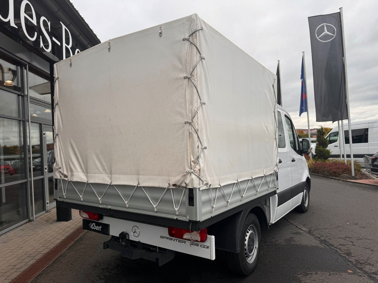 Mercedes-Benz Sprinter 215 CDI DoKa 9G Klima AHK SHZ - Utilitaire rideaux coulissants (PLSC), Utilitaire double cabine: photos 4 Mercedes-Benz Sprinter 215 CDI DoKa 9G Klima AHK SHZ - Utilitaire rideaux coulissants (PLSC), Utilitaire double cabine: photos 4