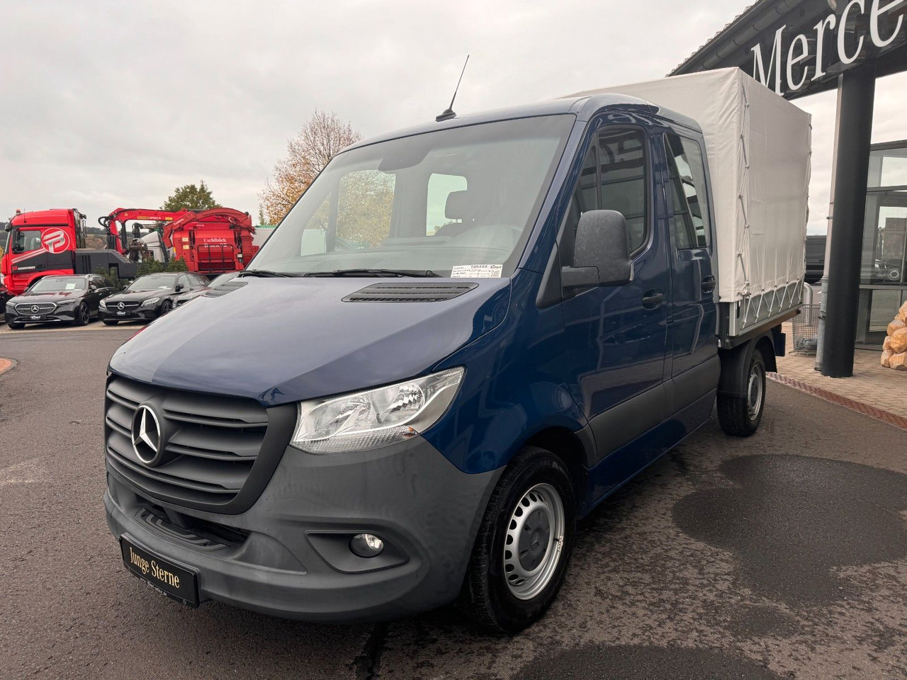 Mercedes-Benz Sprinter 215 CDI DoKa 9G Klima AHK SHZ - Utilitaire rideaux coulissants (PLSC), Utilitaire double cabine: photos 3 Mercedes-Benz Sprinter 215 CDI DoKa 9G Klima AHK SHZ - Utilitaire rideaux coulissants (PLSC), Utilitaire double cabine: photos 3