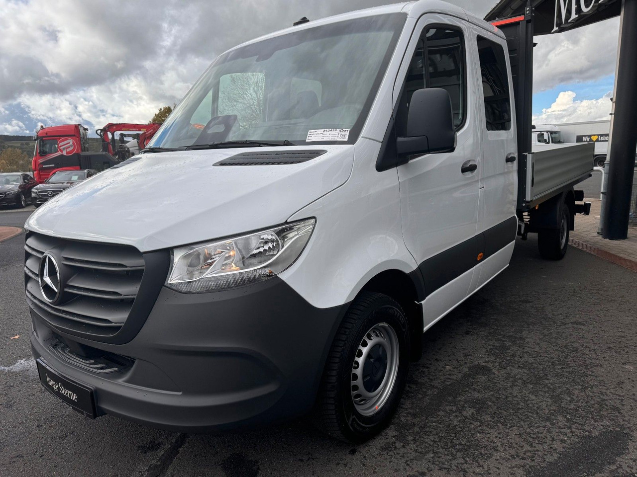 Mercedes-Benz Sprinter 317 CDI DoKa 4325 Klima AHK3,5 Kamera - Utilitaire rideaux coulissants (PLSC), Utilitaire double cabine: photos 3 Mercedes-Benz Sprinter 317 CDI DoKa 4325 Klima AHK3,5 Kamera - Utilitaire rideaux coulissants (PLSC), Utilitaire double cabine: photos 3