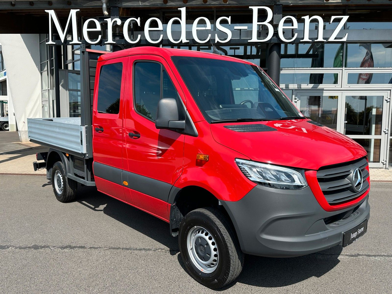 Mercedes-Benz Sprinter 319 CDI 4x4 DoKa Klima AHK3,5to - Utilitaire plateau, Utilitaire double cabine: photos 1 Mercedes-Benz Sprinter 319 CDI 4x4 DoKa Klima AHK3,5to - Utilitaire plateau, Utilitaire double cabine: photos 1